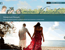Tablet Screenshot of honeymoonvanuatu.com